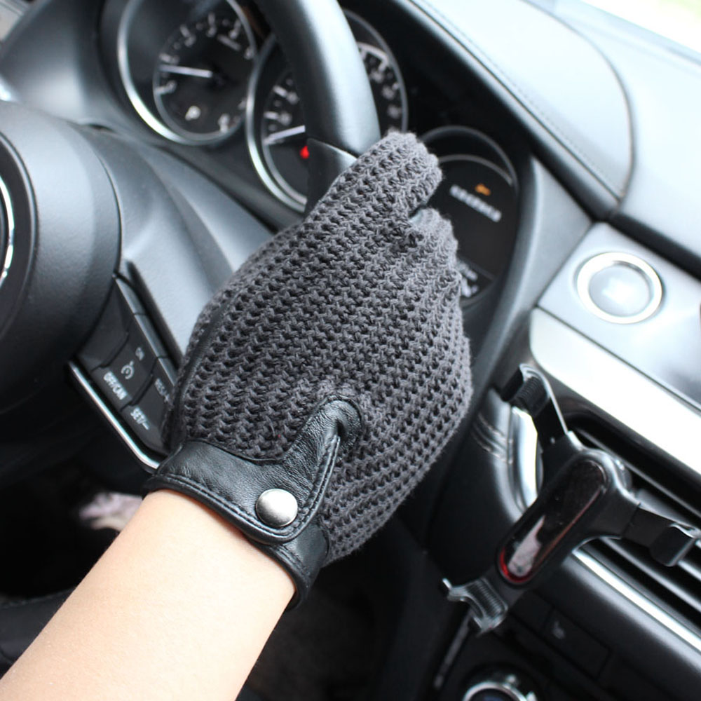 High Quality New Leather Men's - Leather Driving Glove recension och pris